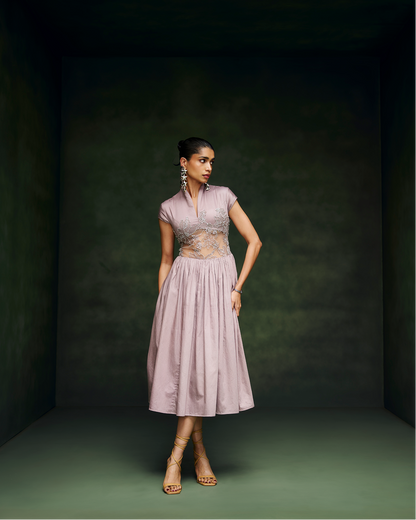 Lavender Chantilly Dress