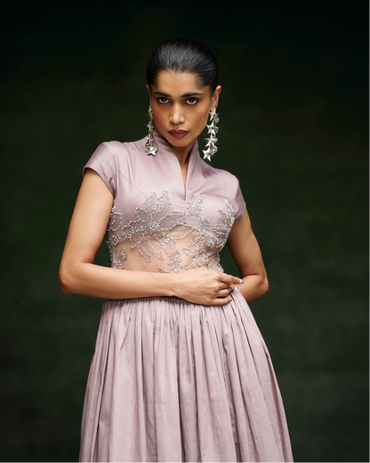 Lavender Chantilly Dress