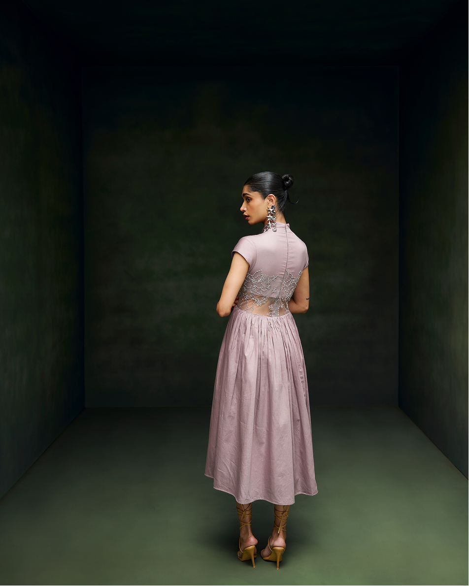 Lavender Chantilly Dress