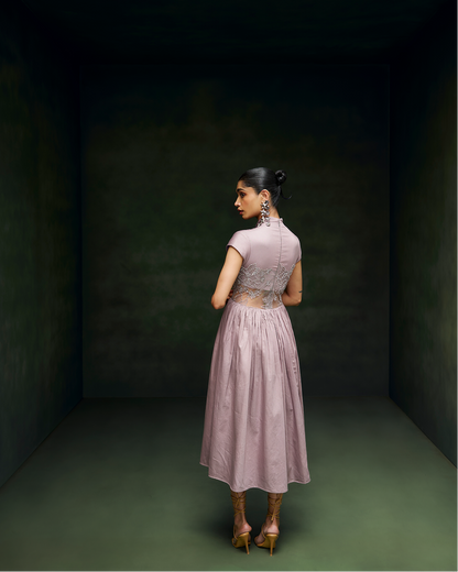 Lavender Chantilly Dress