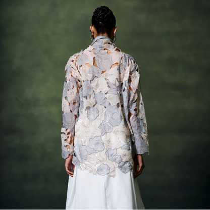 Floral Cutwork Jacket