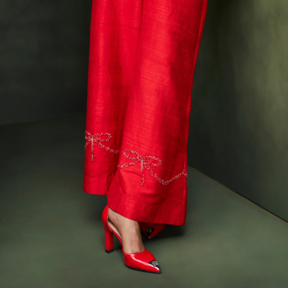 Red Bow Co-ord Set