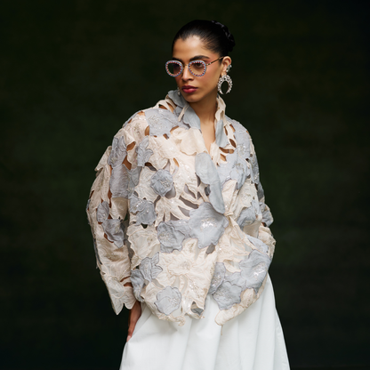Floral Cutwork Jacket