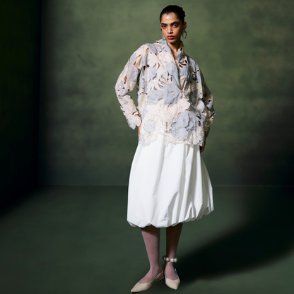 Floral Cutwork Jacket