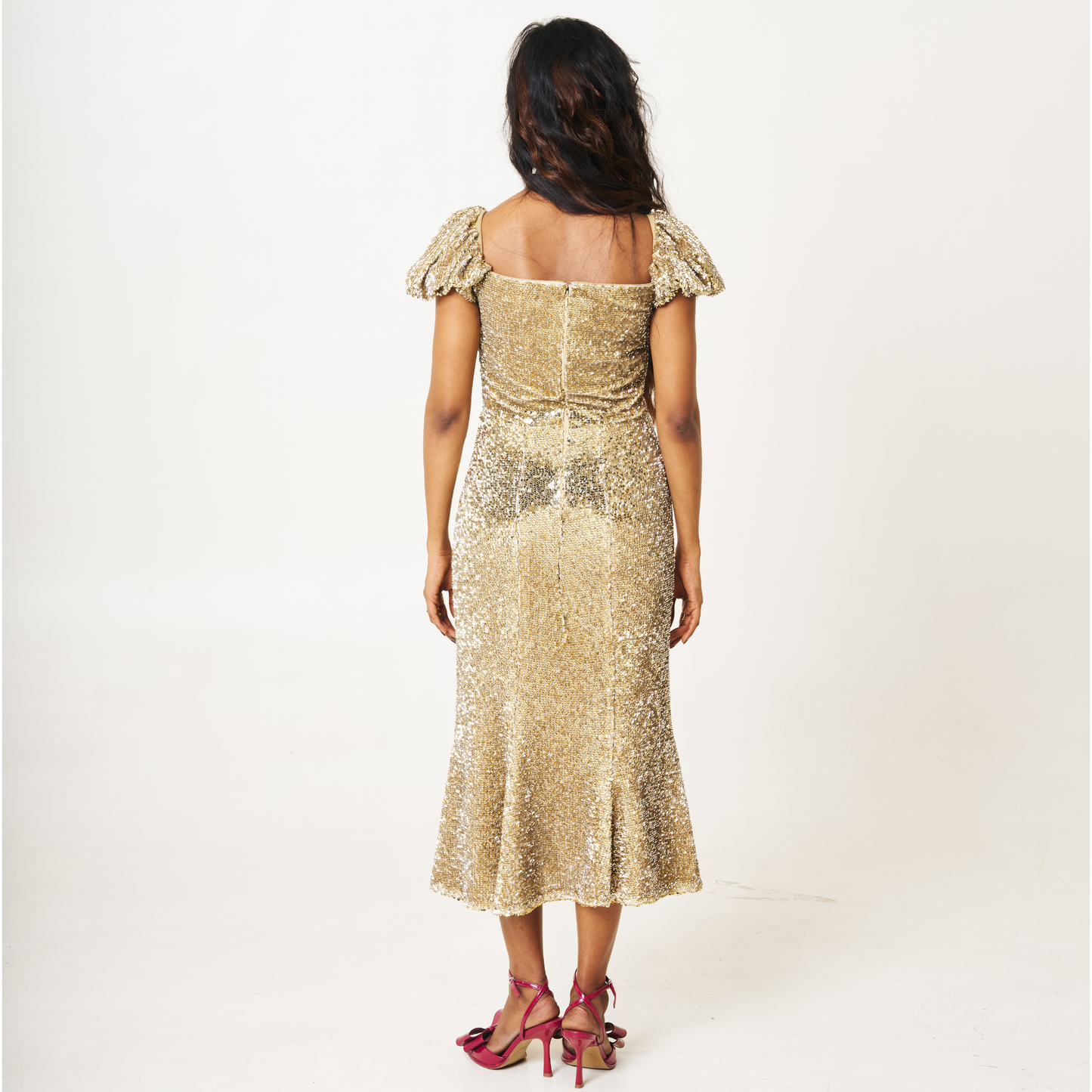 Gold Sequin Dress