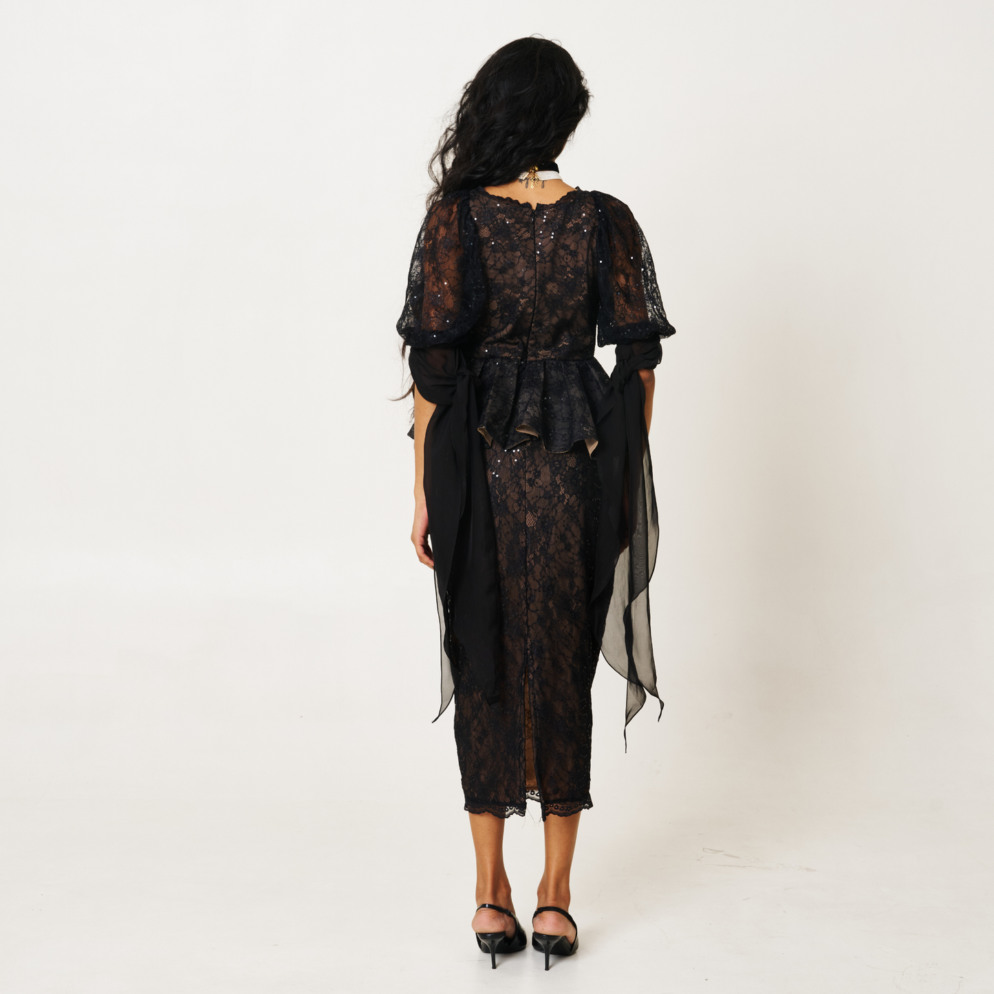 Black Chantilly Dress