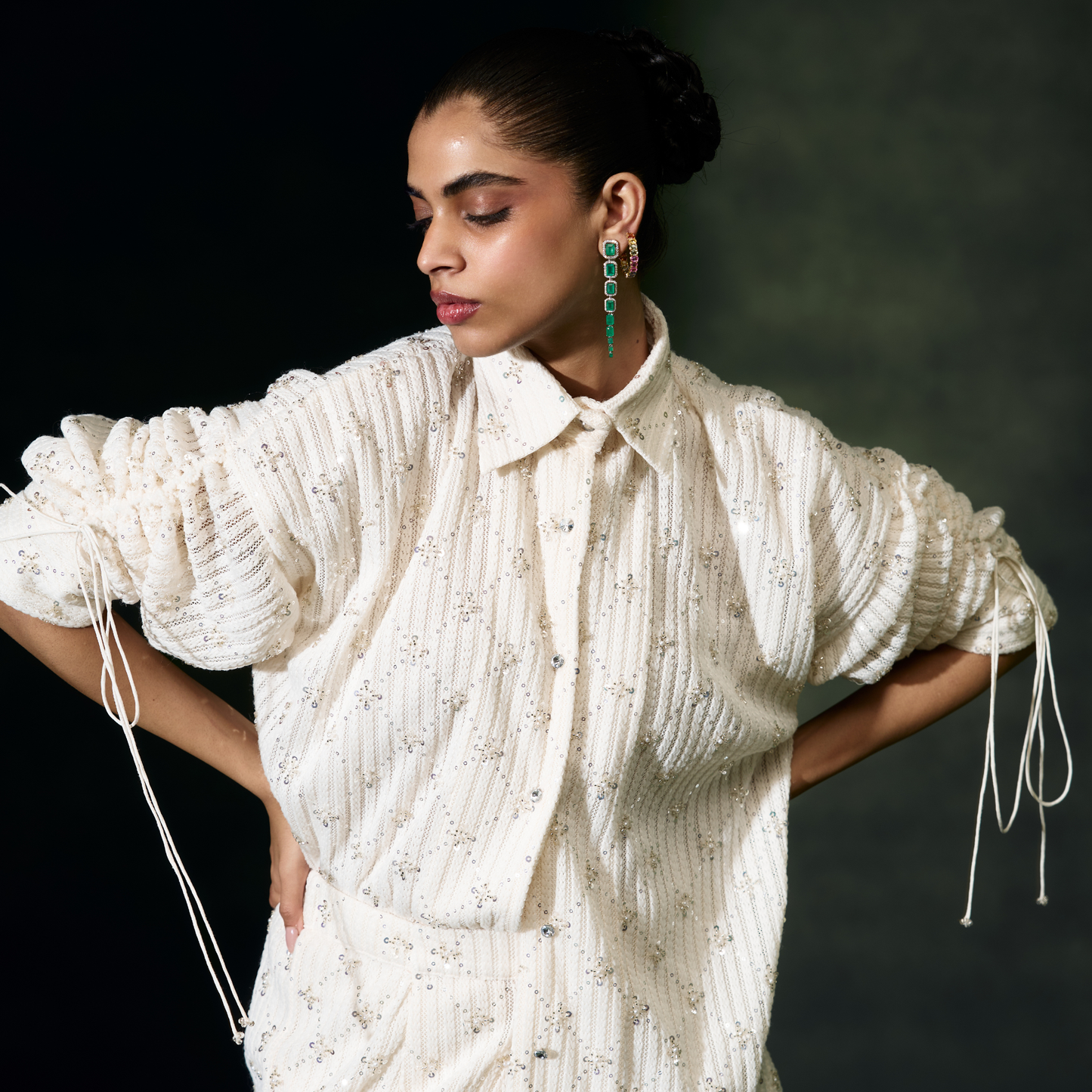 Embellished Knit Co-ord Set