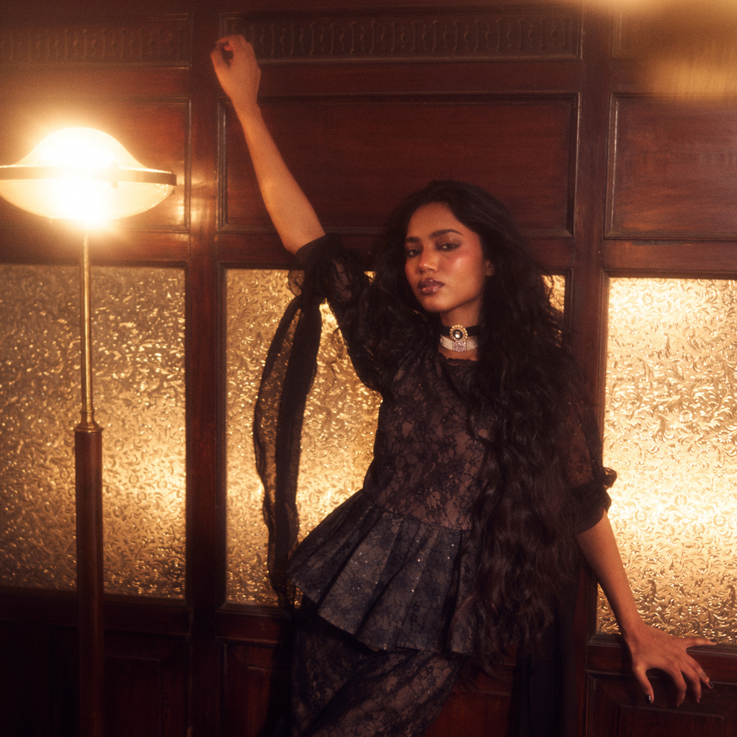 Black Chantilly Dress